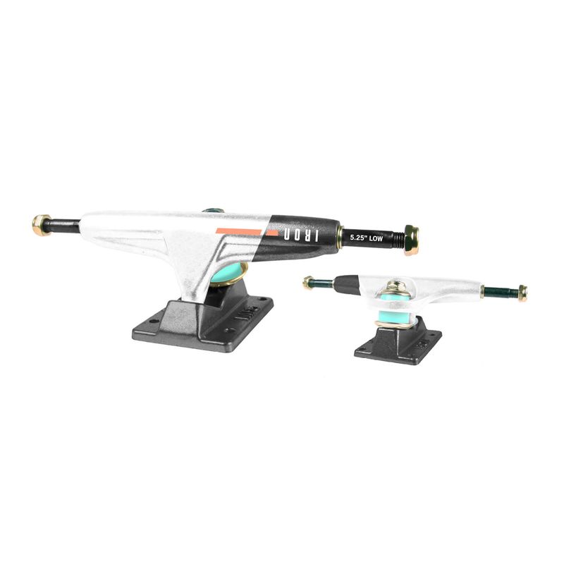 Iron Skateboard Truck Low White 5.25'' – Skateboard Achsen, Ansicht 1