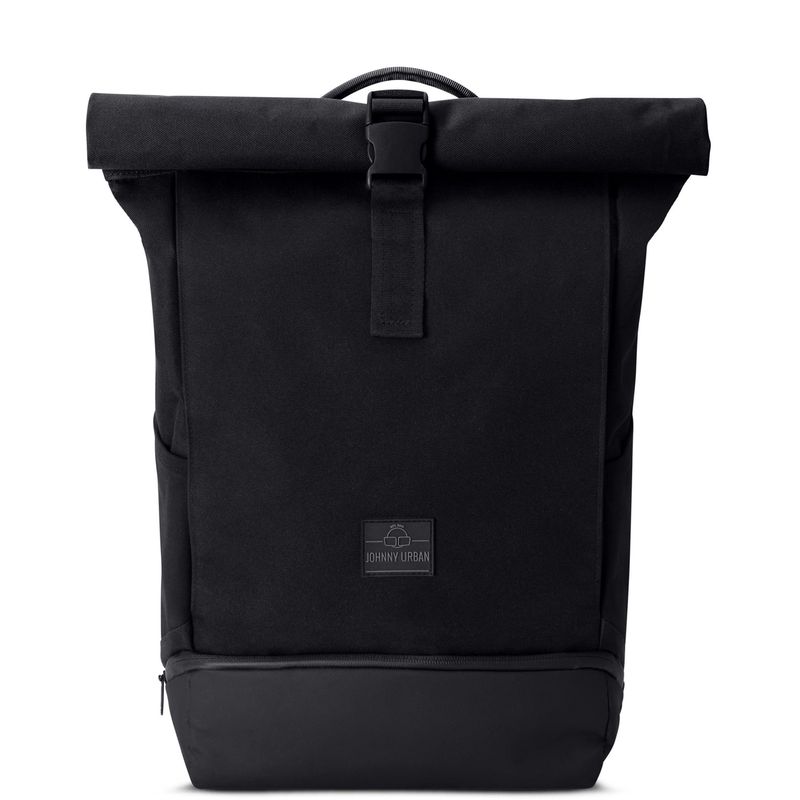 Johnny Urban Backpack Rolltop Allen Medium black – Rucksäcke & Taschen, Ansicht 1