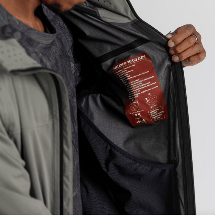 Jones Jacket Peak Bagger Black – Snowboard Jacken, Ansicht 10