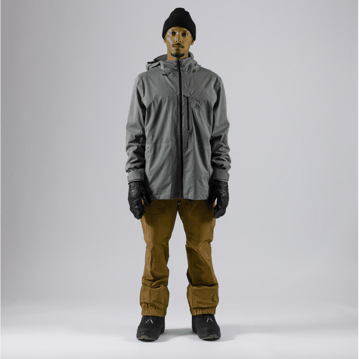 Jones Jacket Peak Bagger Herb Green – Snowboard Jacken, Ansicht 2