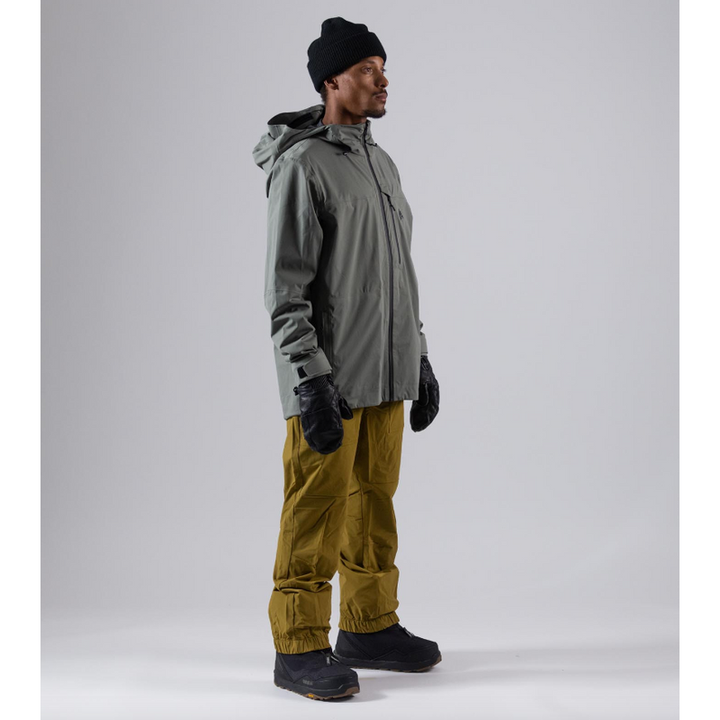 Jones Jacket Peak Bagger Herb Green – Snowboard Jacken, Ansicht 3