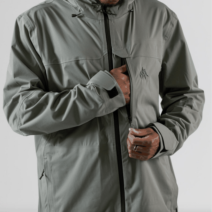 Jones Jacket Peak Bagger Herb Green – Snowboard Jacken, Ansicht 7