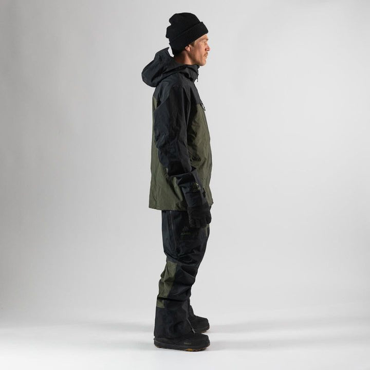 Jones Jacket Shralpinist 3L Gore-Tex Pro Pine Green – Snowboard Jacken, Ansicht 3