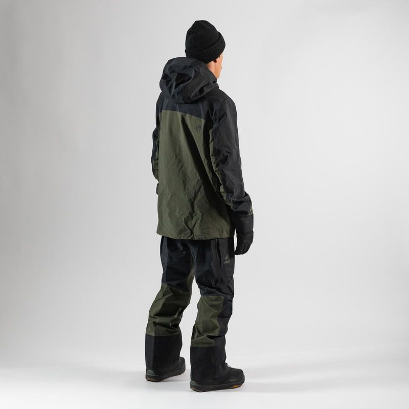 Jones Jacket Shralpinist 3L Gore-Tex Pro Pine Green – Snowboard Jacken, Ansicht 4
