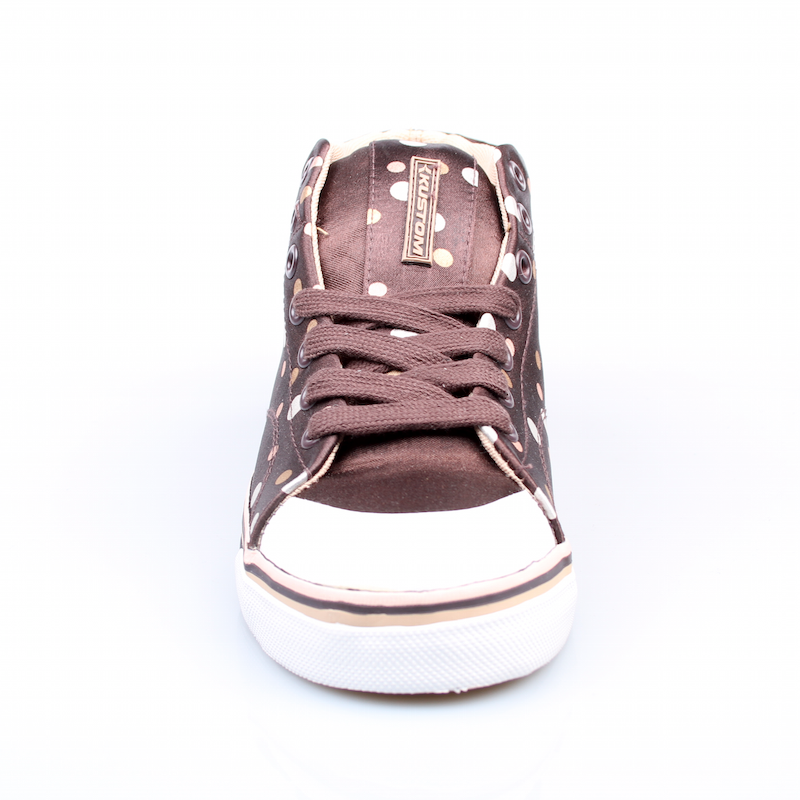 Kustom Ladys Schuhe Erica brown/polka – Schuhe, Ansicht 3