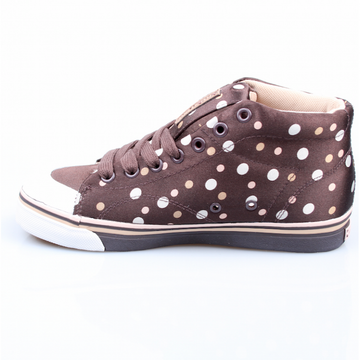 Kustom Ladys Schuhe Erica brown/polka – Schuhe, Ansicht 4