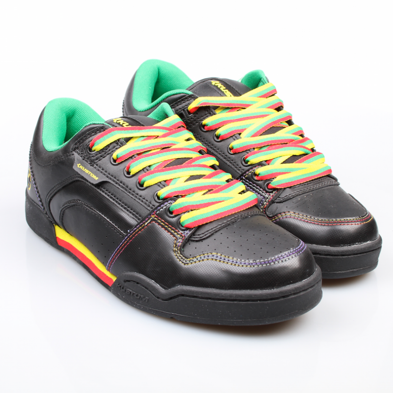 Kustom Schuhe Dekade black rasta – Schuhe, Ansicht 1