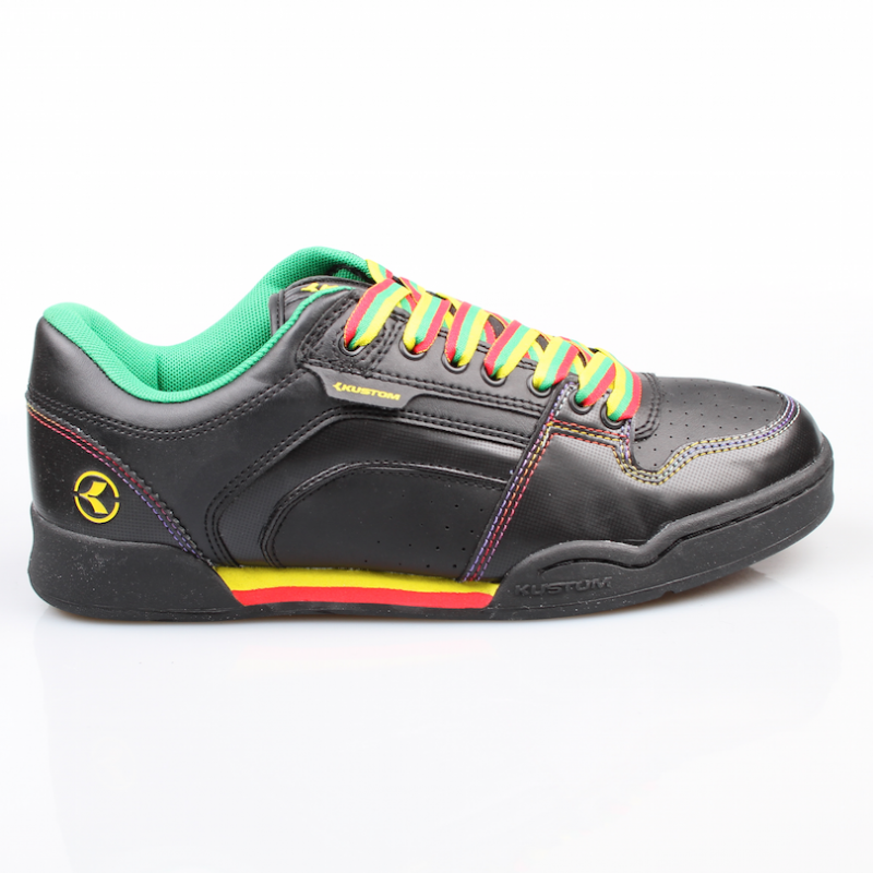 Kustom Schuhe Dekade black rasta – Schuhe, Ansicht 2