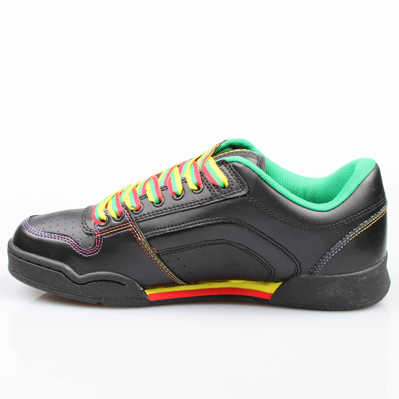 Kustom Schuhe Dekade black rasta – Schuhe, Ansicht 4