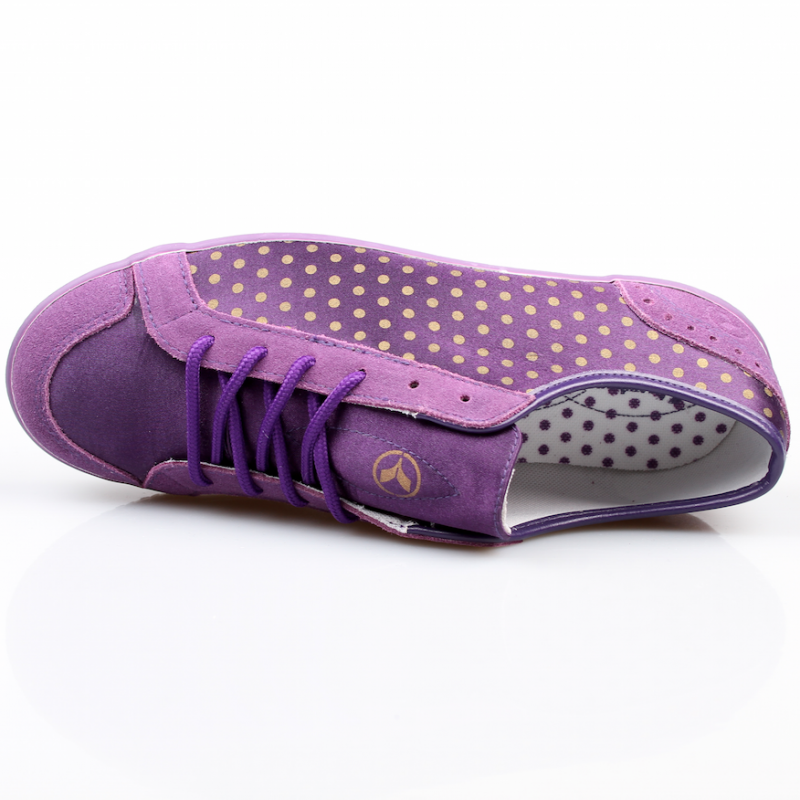 Kustom Schuhe Gemma violett / gold *Ladys* – Schuhe, Ansicht 6