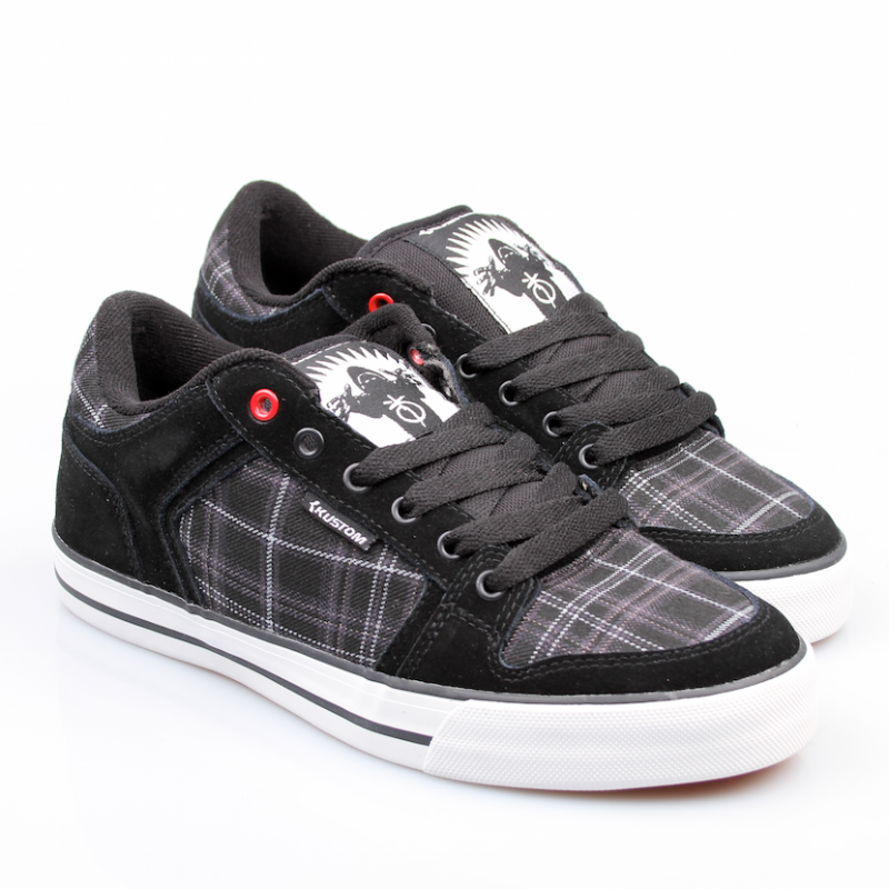 Kustom Schuhe Kerrupted black flannel – Schuhe, Ansicht 1