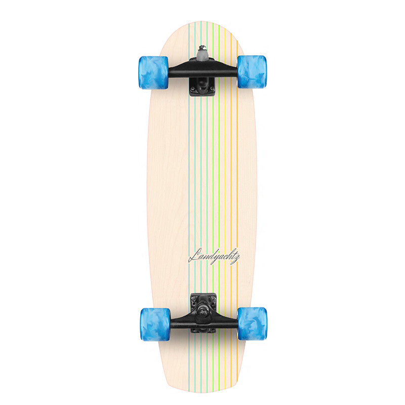 Landyachtz Butter White Oak Lines 31'' – Surfskates, Ansicht 1