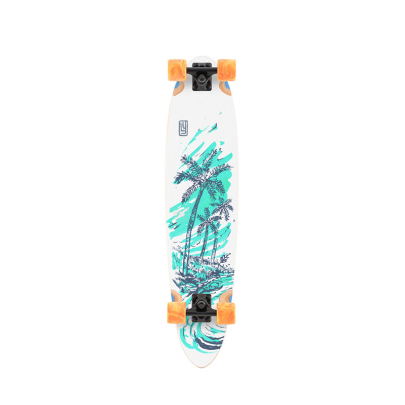 Landyachtz Super Chief Postcard 36'' – Longboards Komplett, Ansicht 1