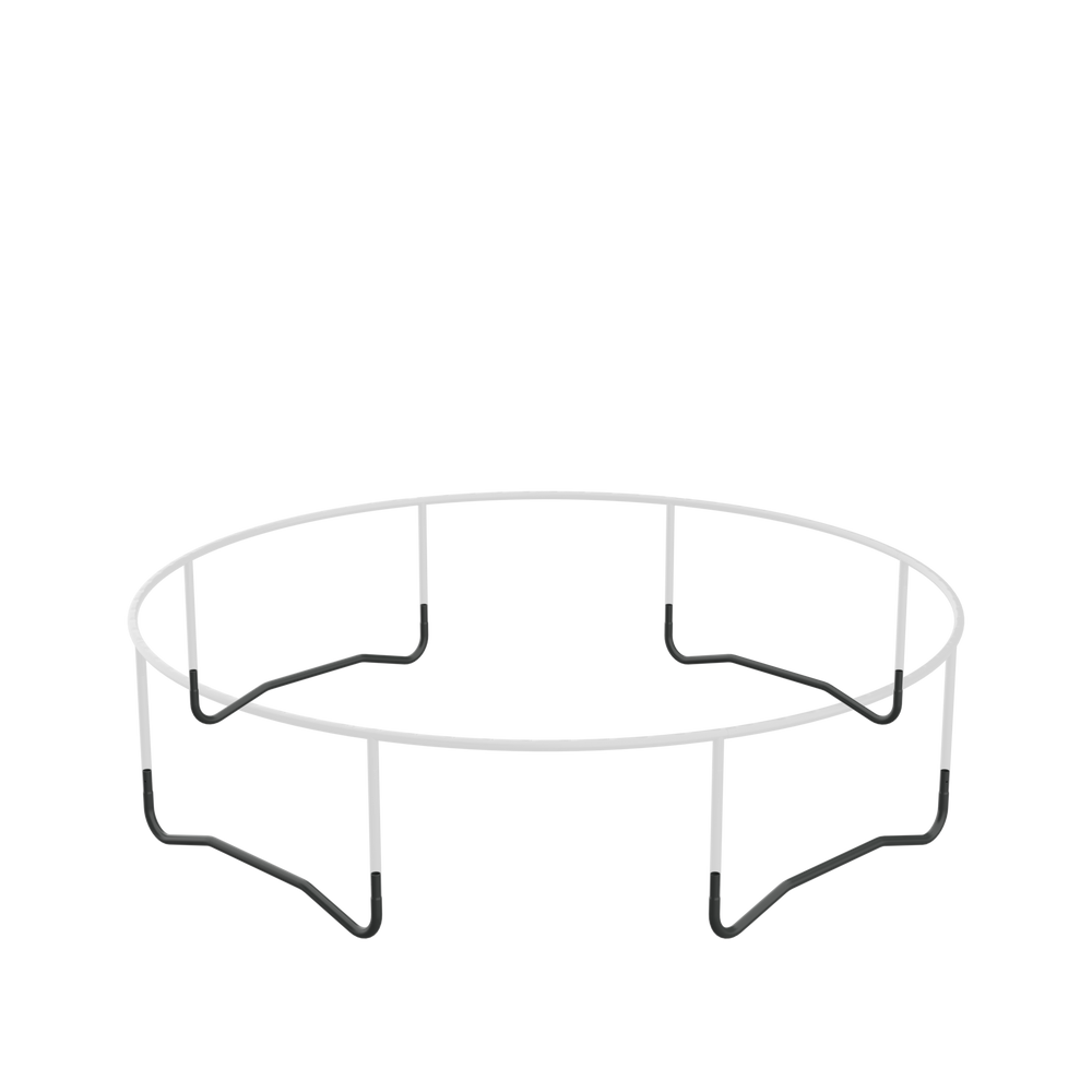 Ein Bild, das die Fußteile des ACON Air Trampolins hervorhebt