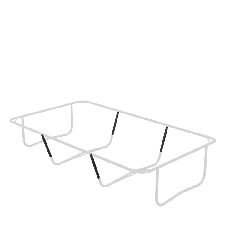 Ein Bild, das die Beinverlängerung für das mittlere Bein des ACON 16 HD Trampolins hervorhebt