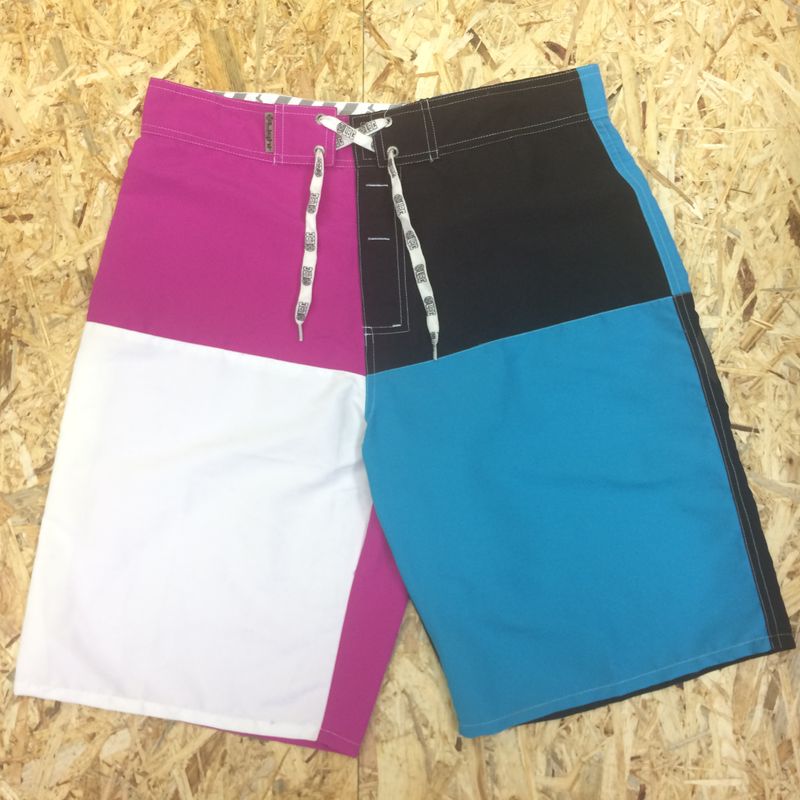 Light Boardshort Panel pink/blue/white/black – Boxershorts, Ansicht 1