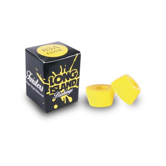 Long Island Bushings Pack 83A Cone Yellow – Skateboard Teile, Ansicht 1