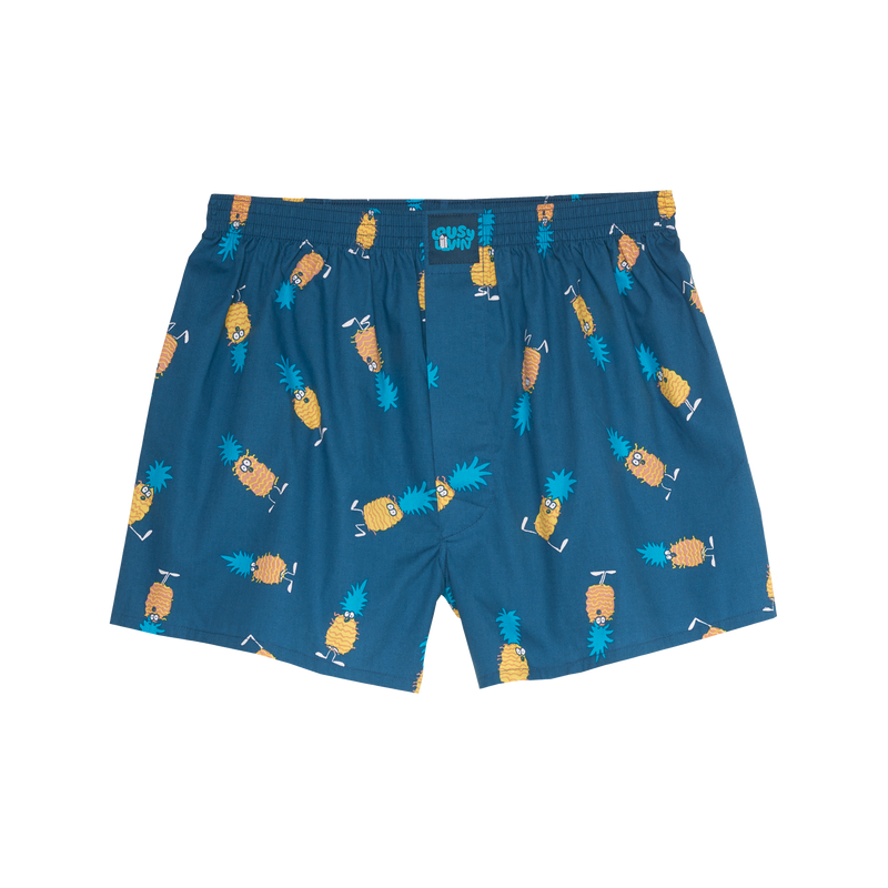 Lousy Livin Boxershorts Ananas blue dive – Unterwäsche, Ansicht 1