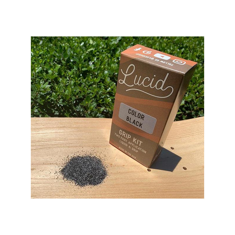 Lucid Grip Colored Clear Spray on Griptape Black – Skateboard Griptape, Ansicht 2