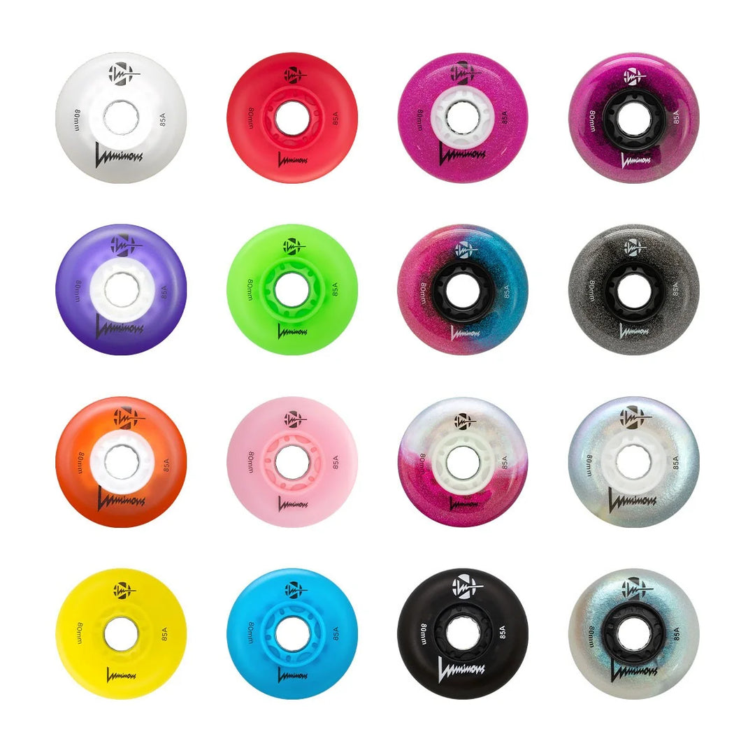Luminous LED Wheels 80mm 85A – Skate Rollen, Ansicht 1