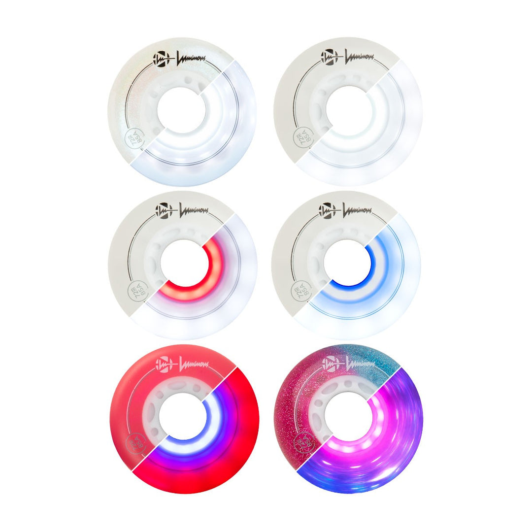 Luminous LED Wheels Duo 80mm 85A