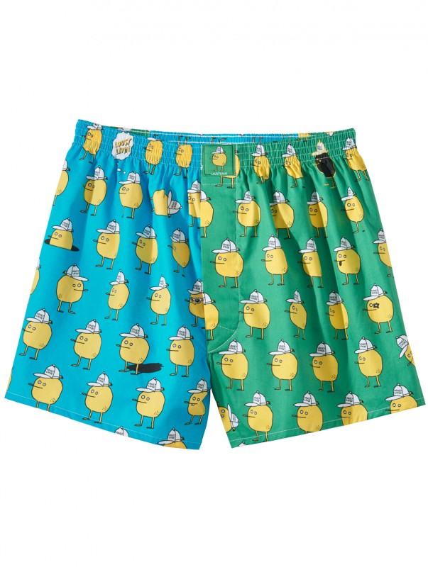 Lousy Livin Boxer Shorts - Multicolor Lemon