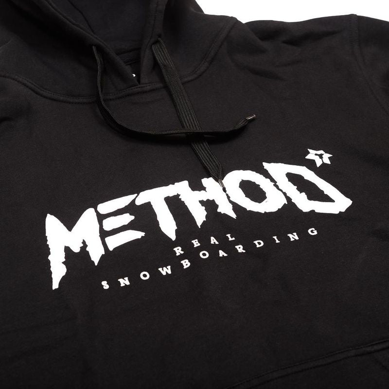 Method Hoodie Classic Logo black – Snowboard Funktionskleidung, Ansicht 1