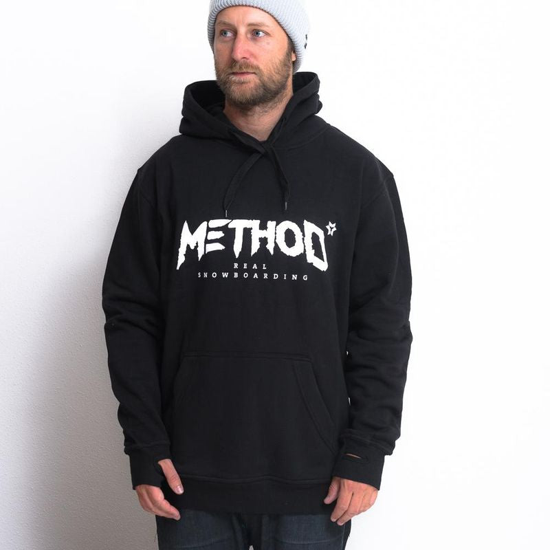 Method Hoodie Classic Logo black – Snowboard Funktionskleidung, Ansicht 2