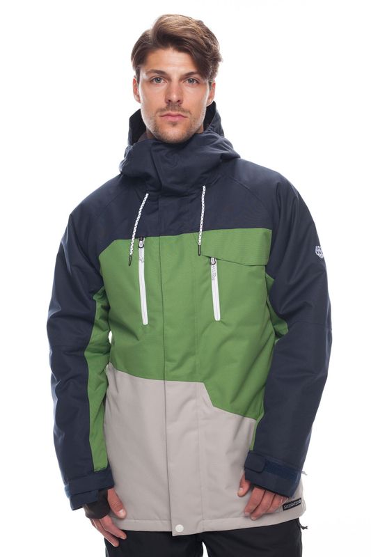 686 Geo Insulated Jacket navy colorblock 