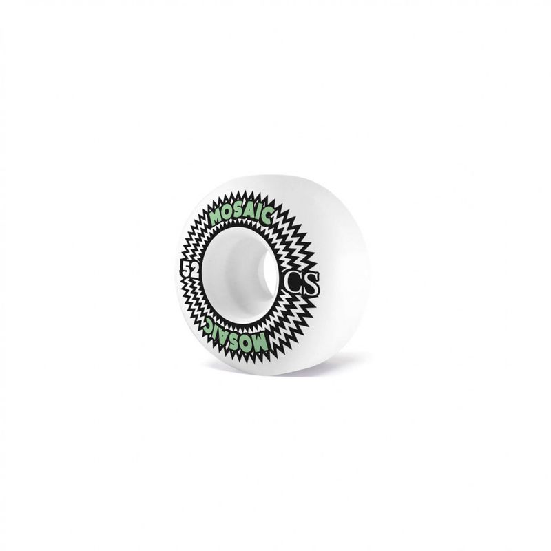 Mosaic Skateboard Wheels CS Electric 52mm 101A – Skateboard Rollen, Ansicht 1