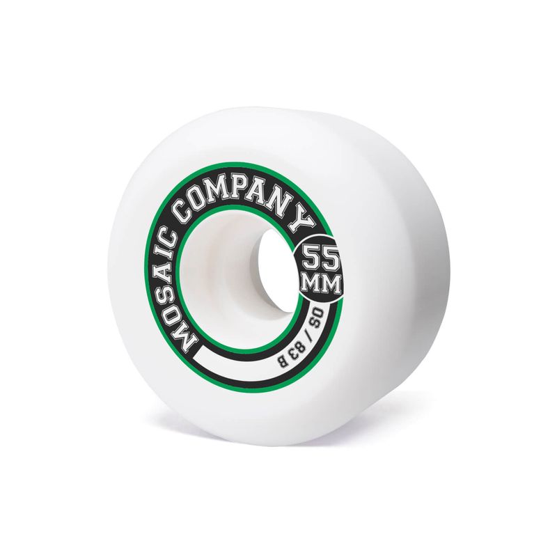 Mosaic Wheels OS College 55mm 83B – Skateboard Rollen, Ansicht 1