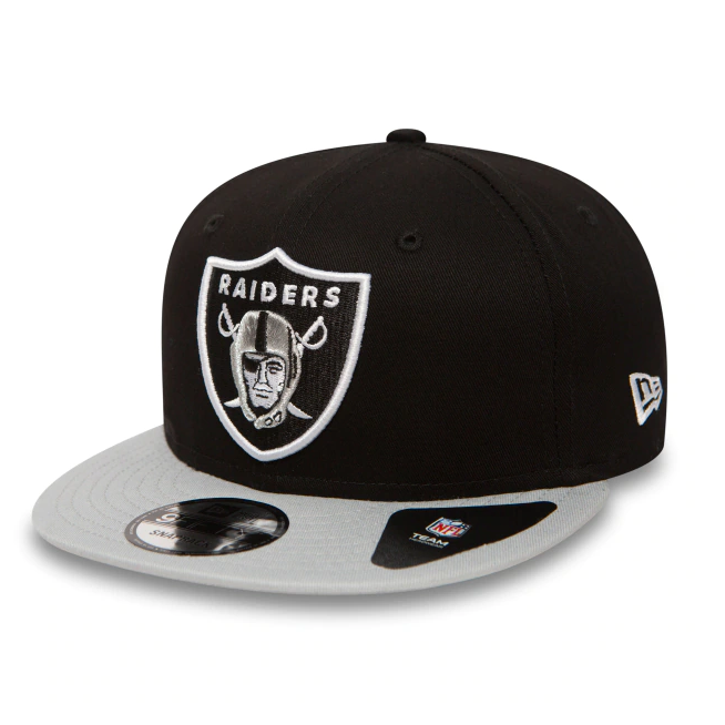 New Era Cap NFL Cotton Black Las Vegas Raiders grey/black – Caps, Ansicht 1