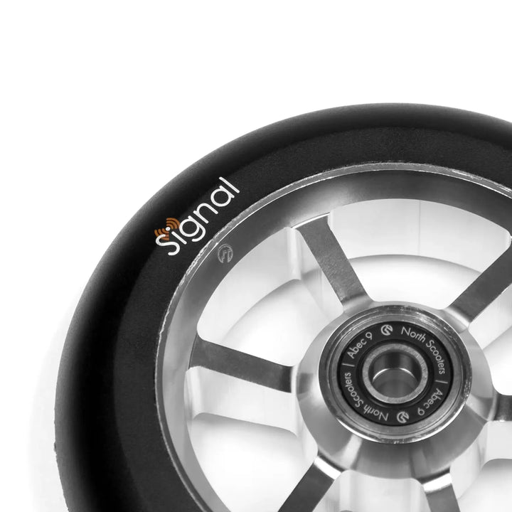 North Stunt Scooter Wheels Signal (2 Stk.) Silver/Black