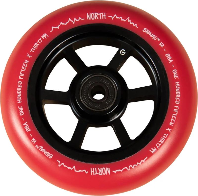 North Scooter Wheels Signal G2 Black/Red