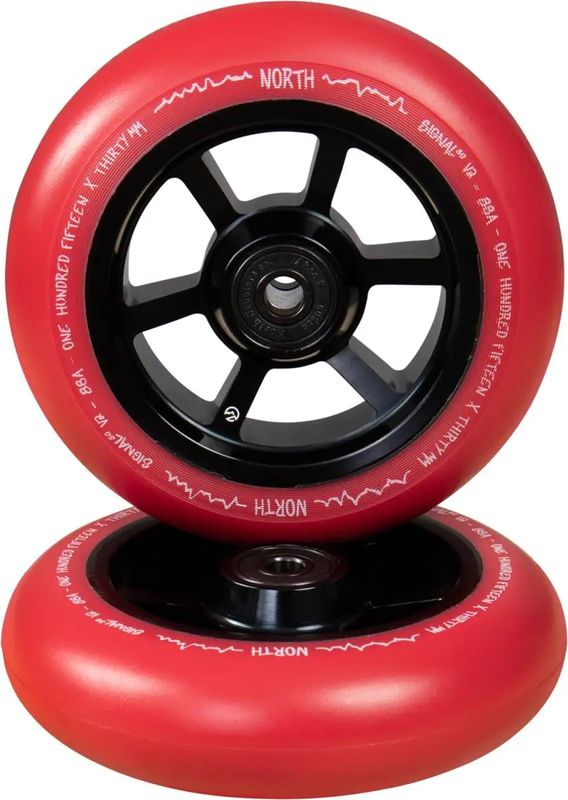 North Scooter Wheels Signal G2 Black/Red