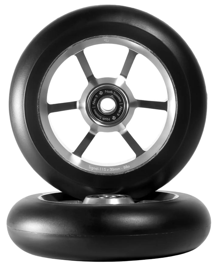 North Stunt Scooter Wheels Signal (2 Stk.) Silver