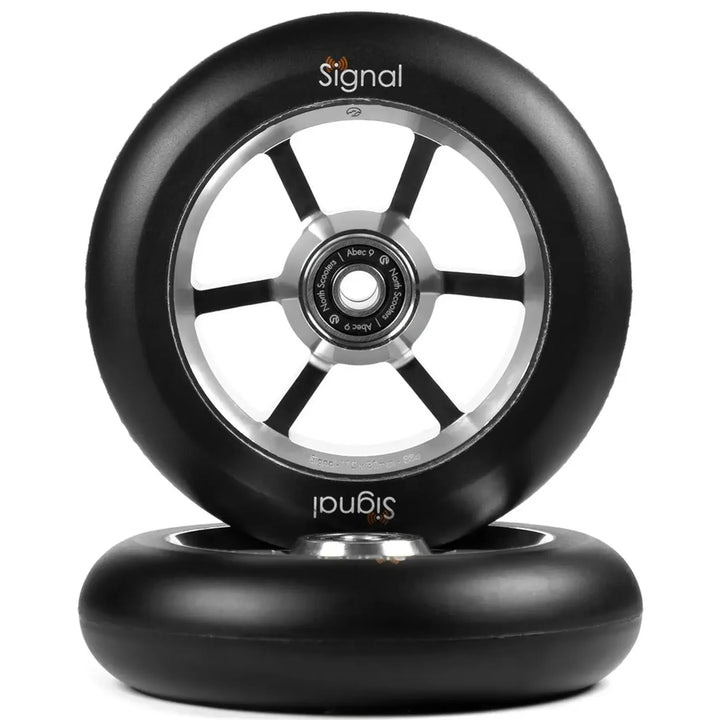 North Stunt Scooter Wheels Signal (2 Stk.) Silver/Black – Scooter Wheels, Ansicht 1