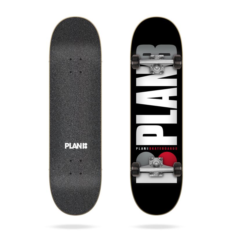 Plan B Skateboard Complete Team Og Black 7.75'' – Komplett Skateboards, Ansicht 1