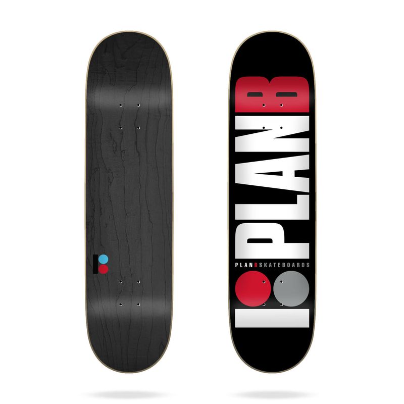 Plan B Skateboard Deck Team Red 8.0'' – Skateboard Decks, Ansicht 1