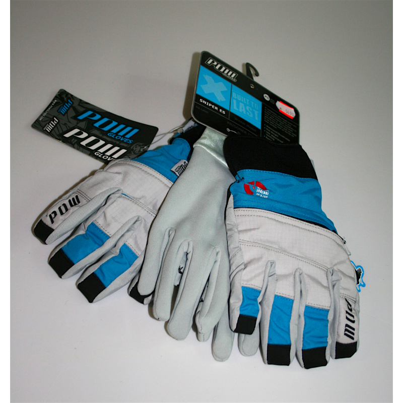Pow Gloves Sniper es blue/grey – Handschuhe, Ansicht 1