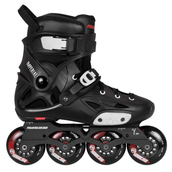 Powerslide Imperial One Black Crimson 80 – Inline Skates, Ansicht 1