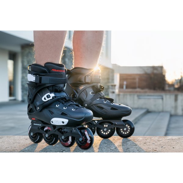 Powerslide Imperial One Black Crimson 80 – Inline Skates, Ansicht 6