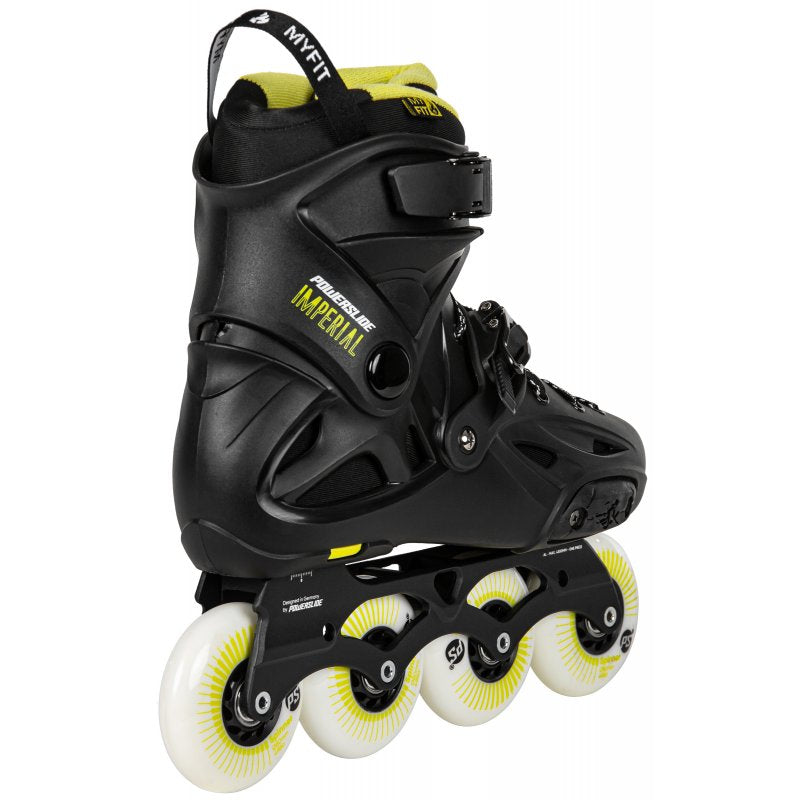 Powerslide Skates Imperial One Black Yellow 80