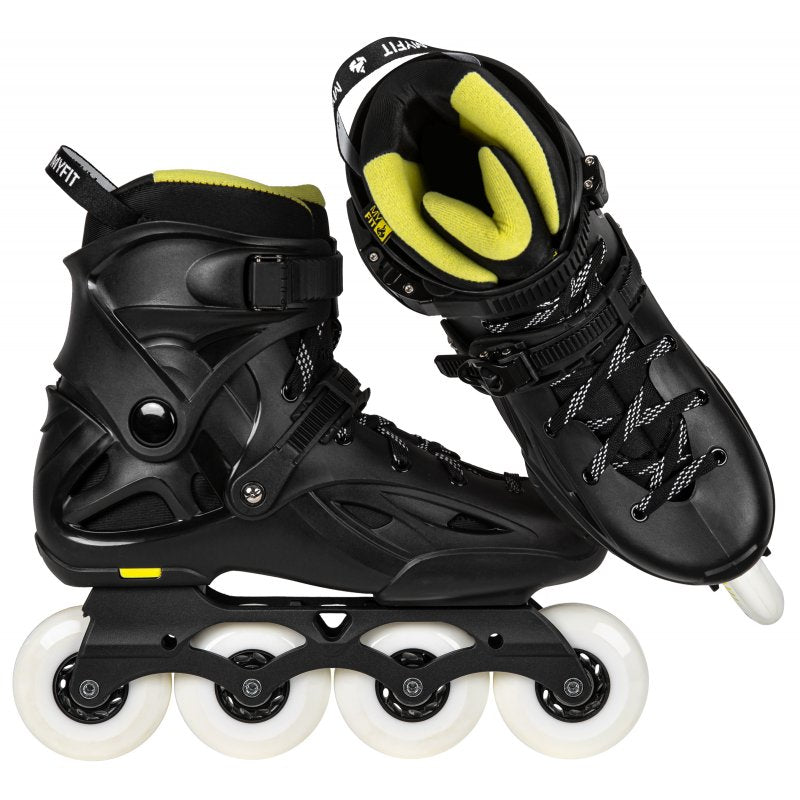 Powerslide Skates Imperial One Black Yellow 80