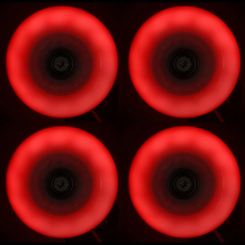 Powerslide Wheels Fothon Rage 76mm 82a red LED