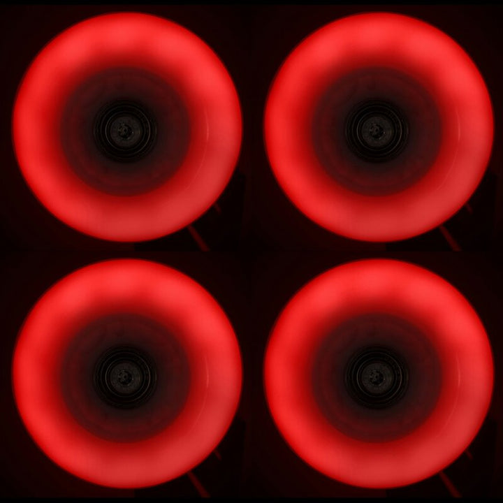 Powerslide Wheels Fothon Rage 76mm 82a red LED