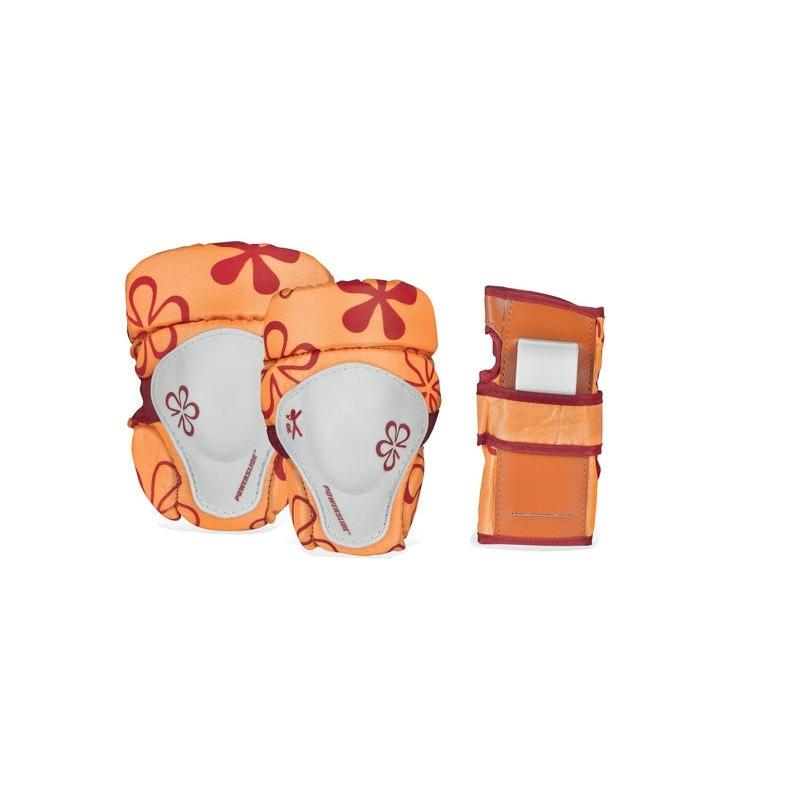 Powerslide Protection Set Kids 3-pack Standard Pro V200 orange – Protektoren Sets, Ansicht 1