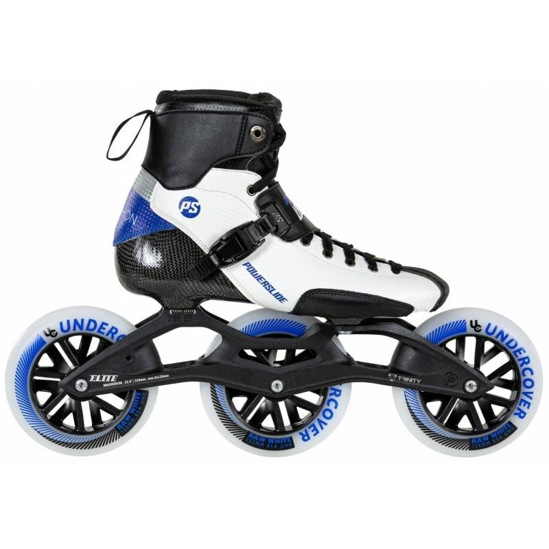 Powerslide Skate Arise Marathon black/white/blue – Inline Skates, Ansicht 2
