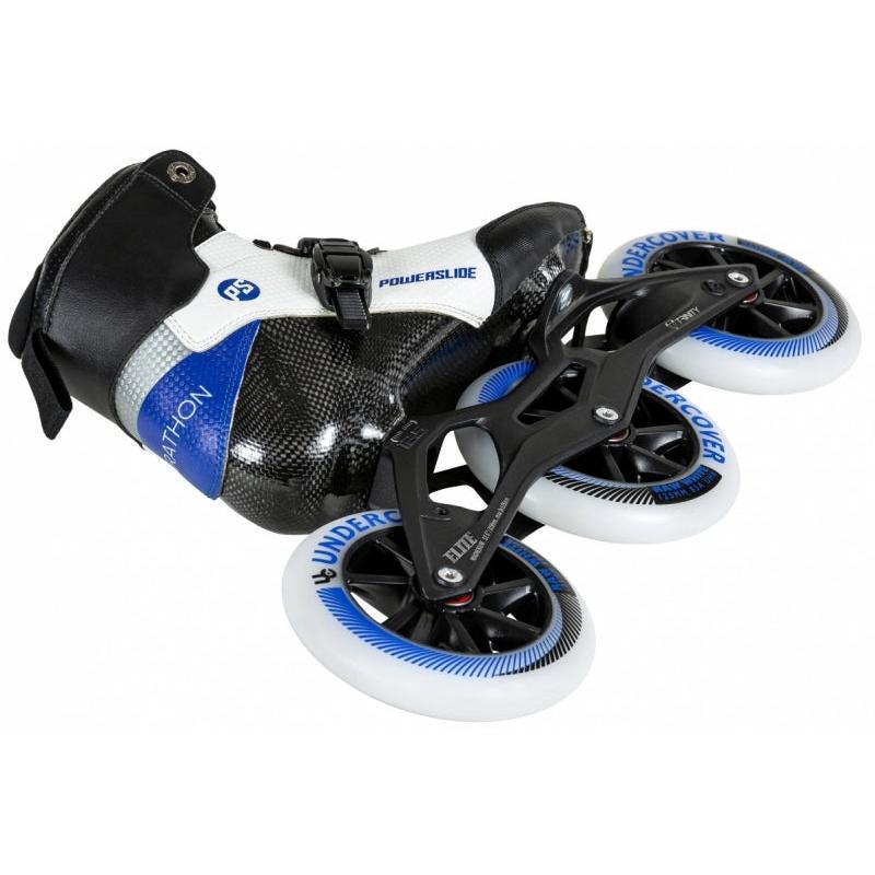 Powerslide Skate Arise Marathon black/white/blue – Inline Skates, Ansicht 3