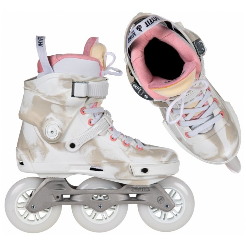 Powerslide Skate Next Marble Pink 100 – Inline Skates, Ansicht 6
